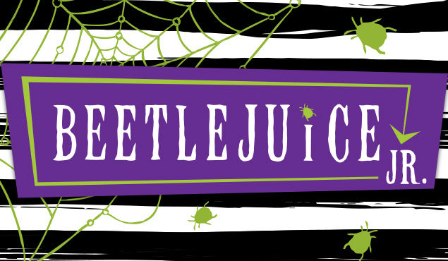 Show art for Wilmette Children's Theater production of Beetlejuice Jr