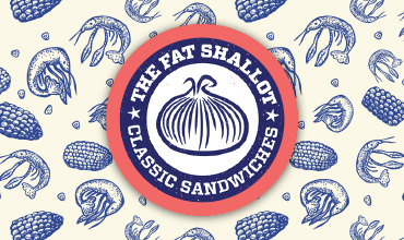 Fat Shallot special event art, Shrimp Boil at Gillson Beach