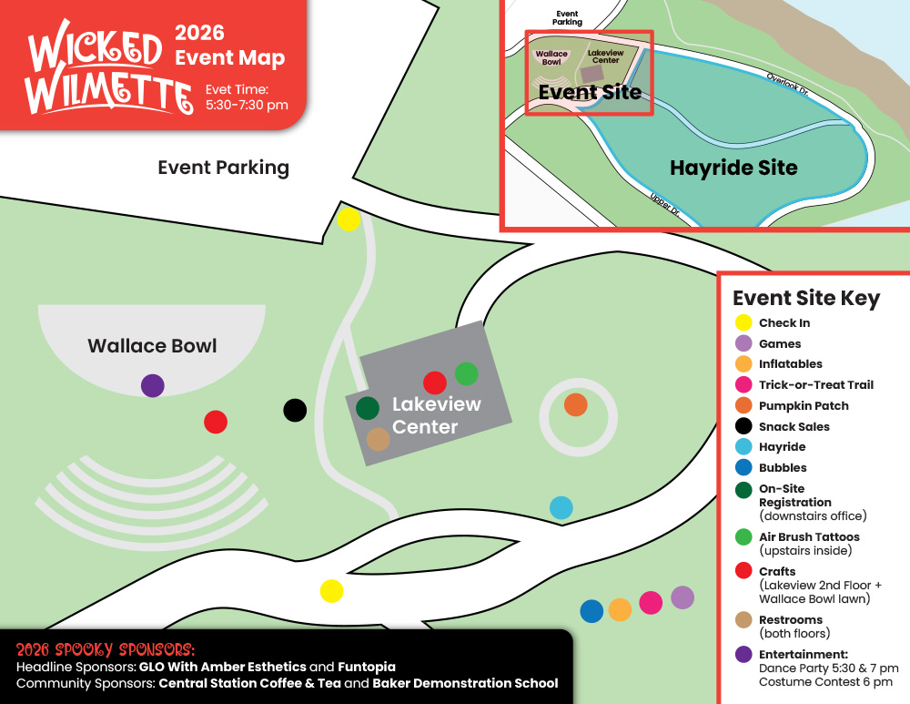 Wicked Wilmette 2026 event map