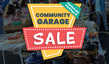 Community Garage Sale event art 2026