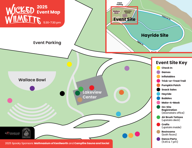 Wicked Wilmette 2025 event map