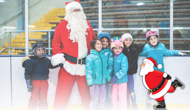 Skate with Santa event art