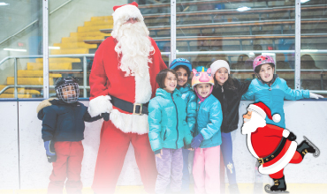 Skate with Santa event art