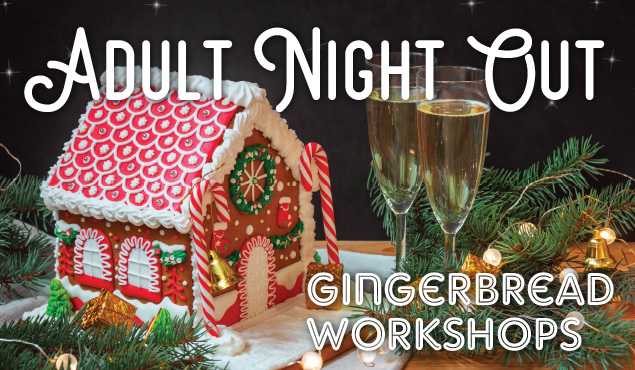 Adult Gingerbread Night Out event art