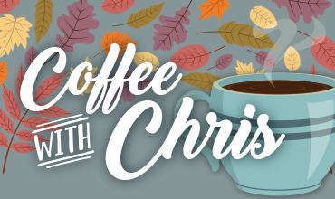 Coffee with Chris Lindgren meet & greet art