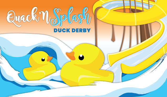 Quack 'N Splash Duck Derby event art