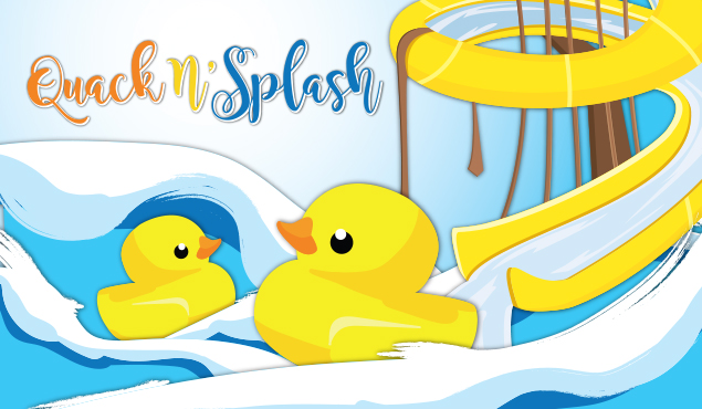 Quack 'N Splash Duck Derby event art