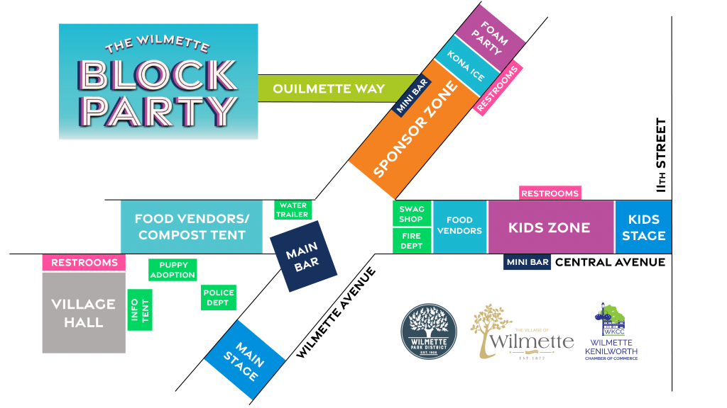 Block Party Event Map 8.13.25