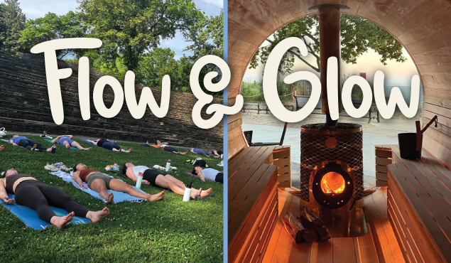 Flow & Glow event art