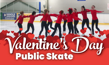 Valentine's Day Public Skate event art