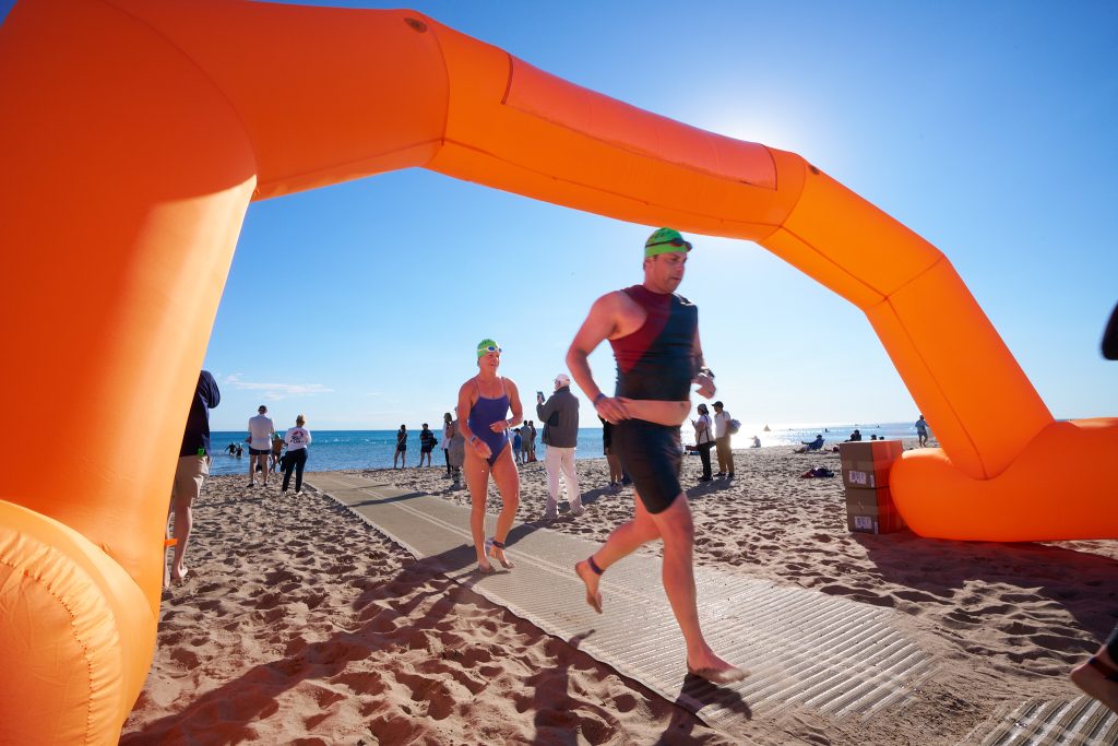 Wilmette Open Water (WOW) swim 2026, Gillson beach, Wilmette Illinois