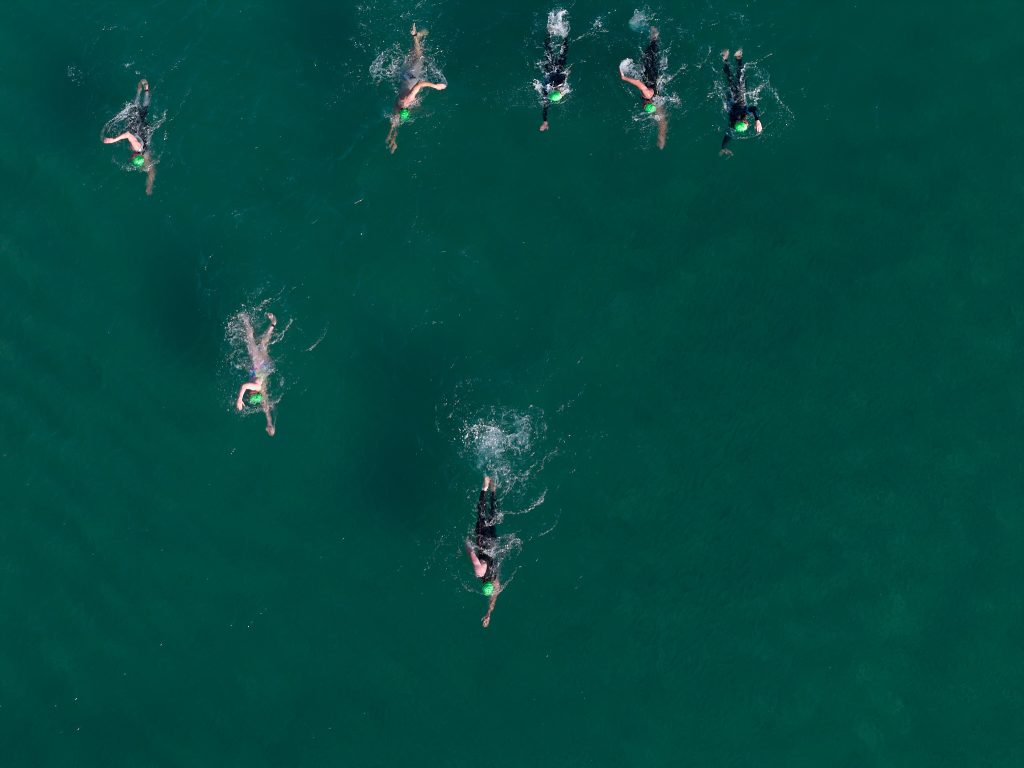 Wilmette Open Water (WOW) swim 2026, Gillson beach, Wilmette Illinois