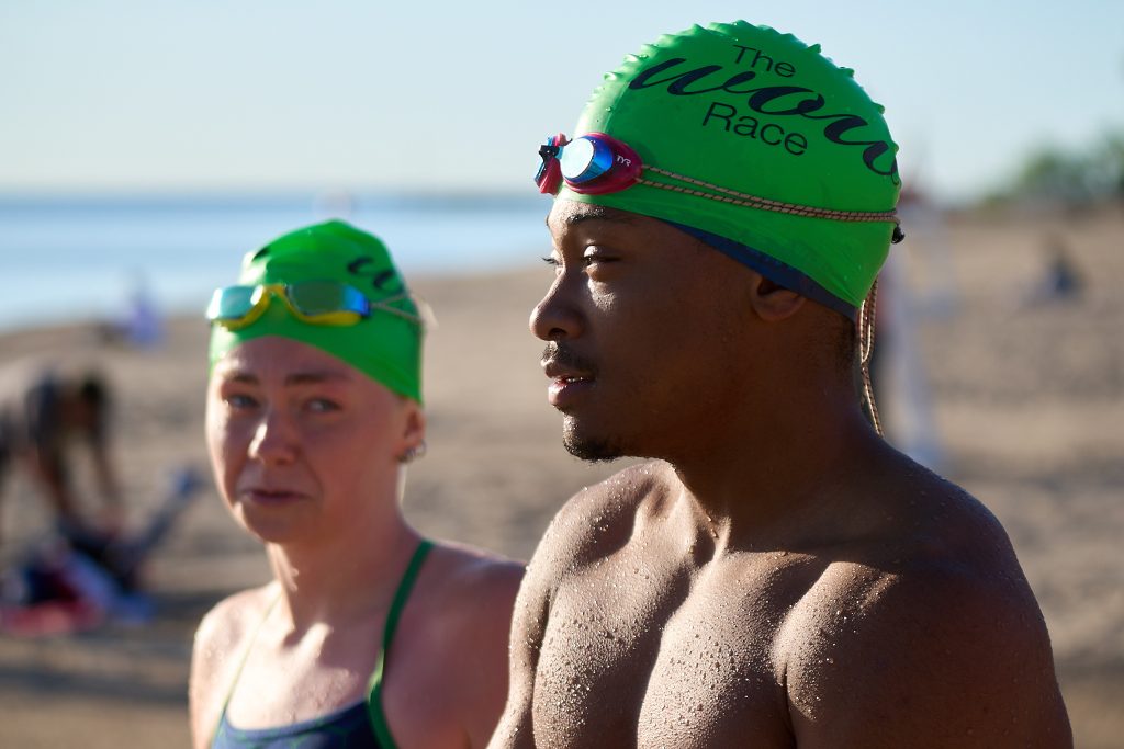 Wilmette Open Water (WOW) swim 2026, Gillson beach, Wilmette Illinois