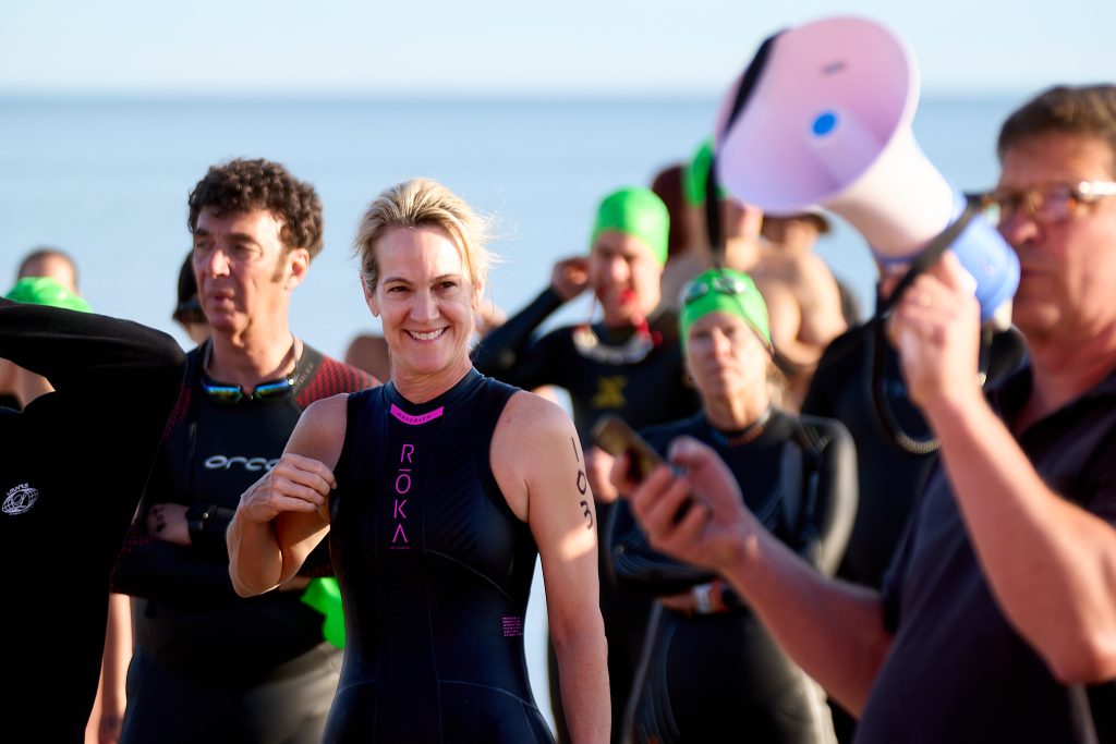 Wilmette Open Water (WOW) swim 2026, Gillson beach, Wilmette Illinois