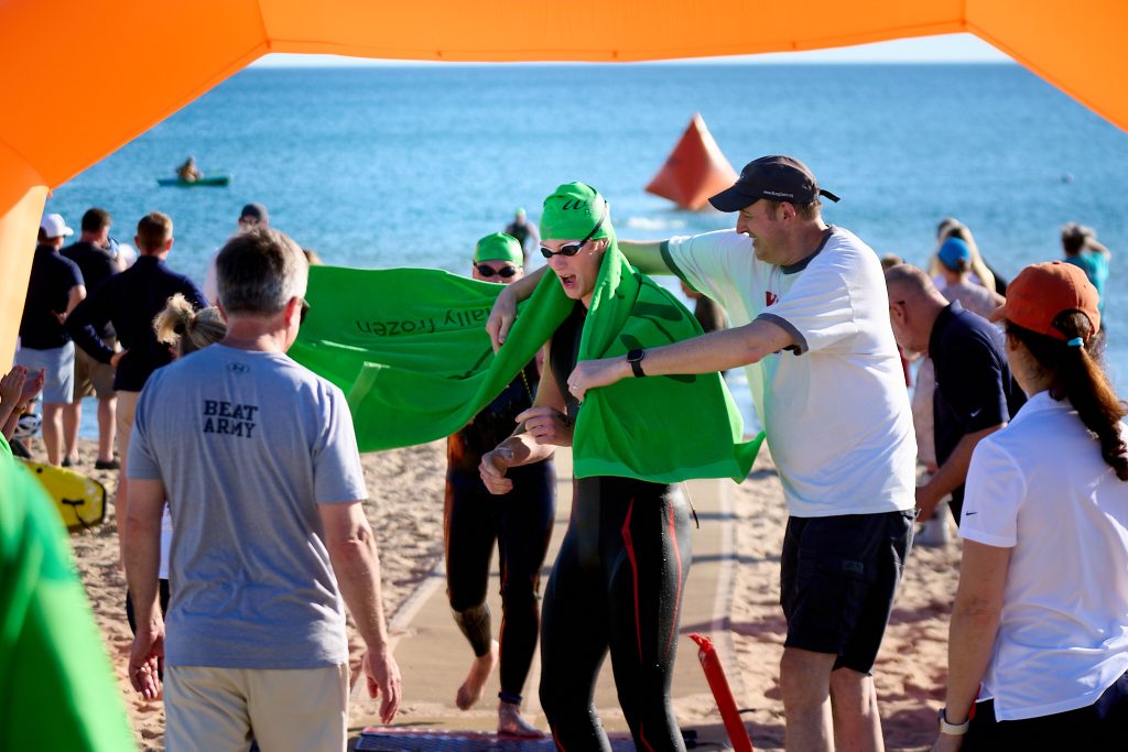 Wilmette Open Water (WOW) swim 2026, Gillson beach, Wilmette Illinois