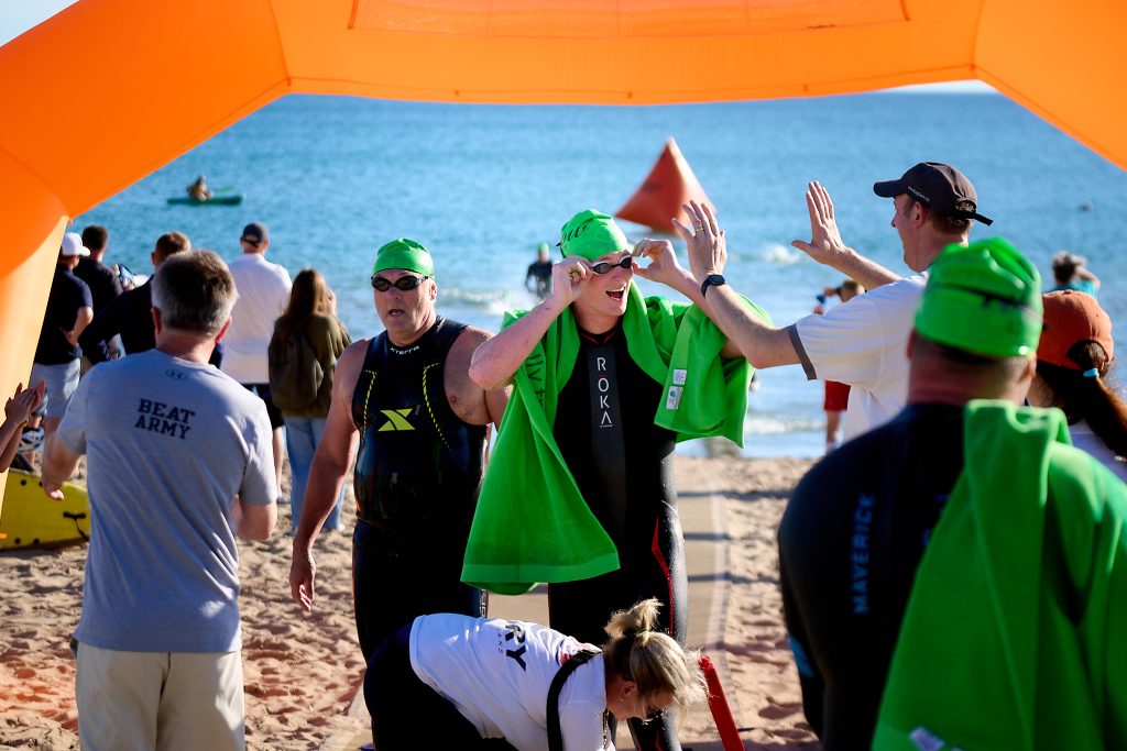 Wilmette Open Water (WOW) swim 2026, Gillson beach, Wilmette Illinois