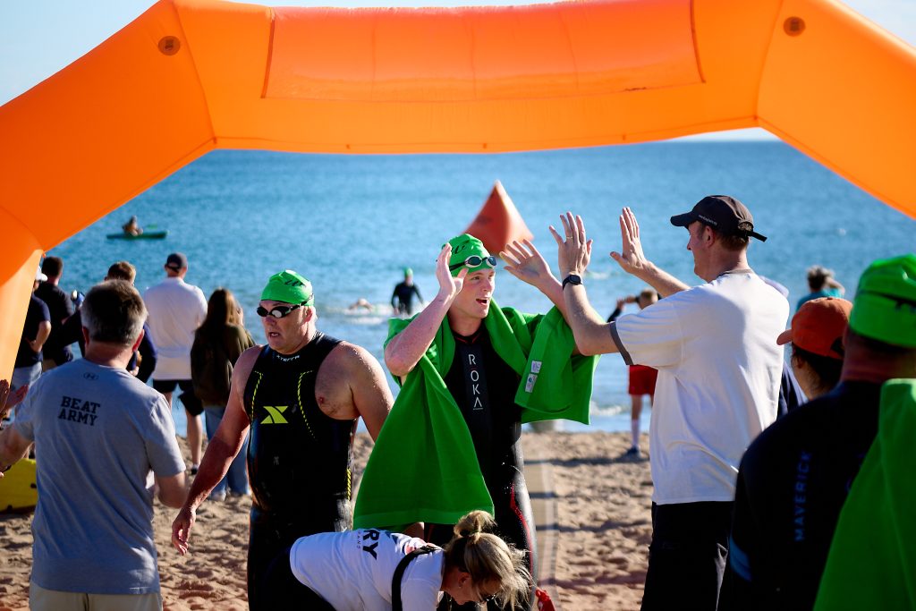 Wilmette Open Water (WOW) swim 2026, Gillson beach, Wilmette Illinois