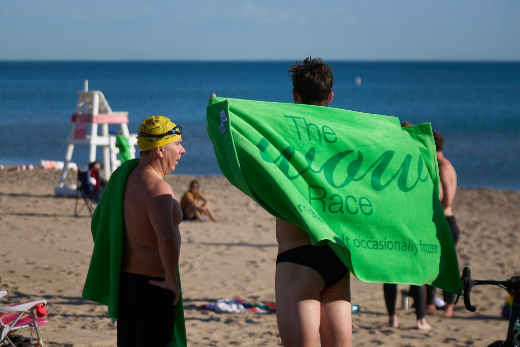 Wilmette Open Water (WOW) swim 2026, Gillson beach, Wilmette Illinois