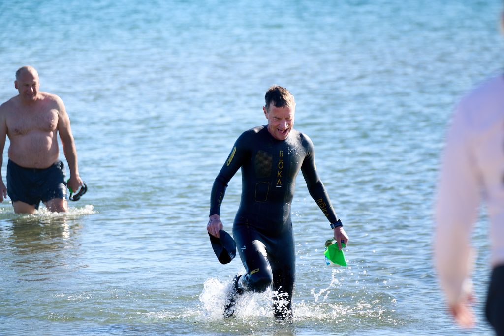 Wilmette Open Water (WOW) swim 2026, Gillson beach, Wilmette Illinois
