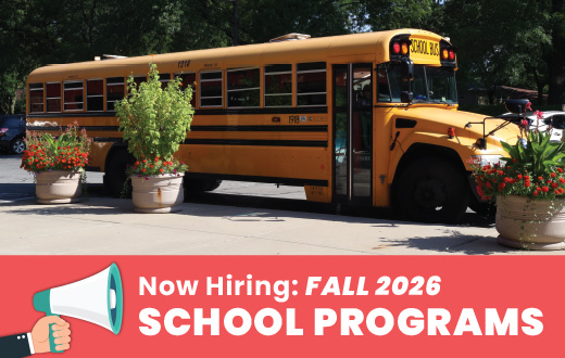 Fall 2026 School Programs Hiring Bulletin art