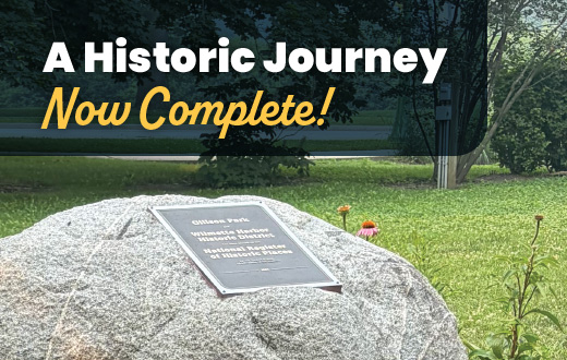 Gillson Park and Wilmette Harbor NRHP Plaque announcement